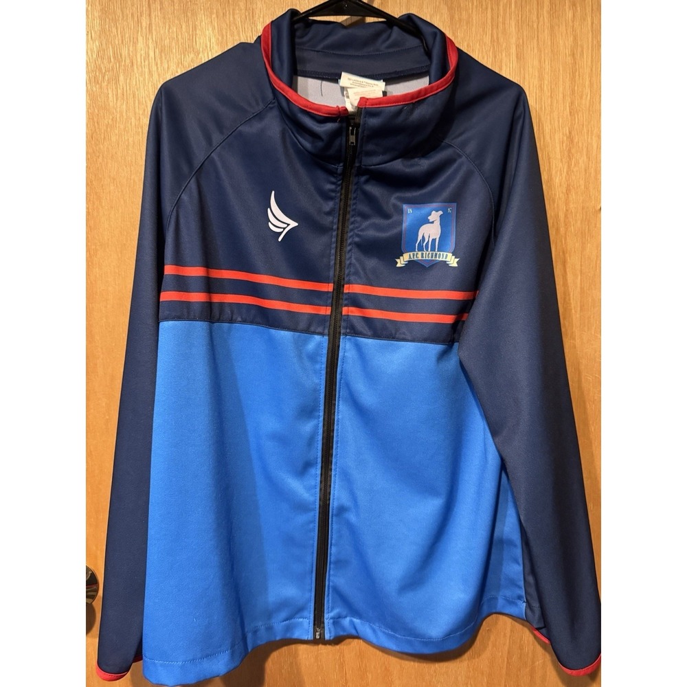 Ted Lasso AFC Richmond Jacket  Medium Official Licensed Blue Full Zip Soccer (N)